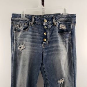 American Eagle Boho Artist Flare Jeans 12 Reg